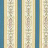 Möbeltyg Jacquard Biedermeier Ränder – kräm/blå,  thumbnail number 1