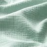 Muslin/Dubbel-krinkelväv Engelskt broderi blomrankor – ljus mint,  thumbnail number 2