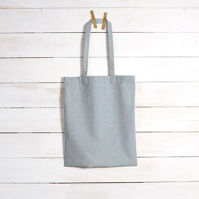 Outdoortyg jacquard liten sicksack – marinblått, image number 8