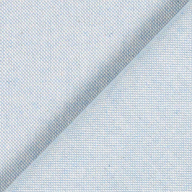 Dekorationstyg halvpanama chambray återvunnet – ljusblått/natur,  image number 3