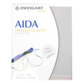 Fin Aida - 48 x 53 cm | 19" x 21", 8, 