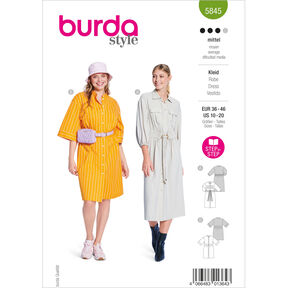 Klänning | Burda 5845 | 36-46, 
