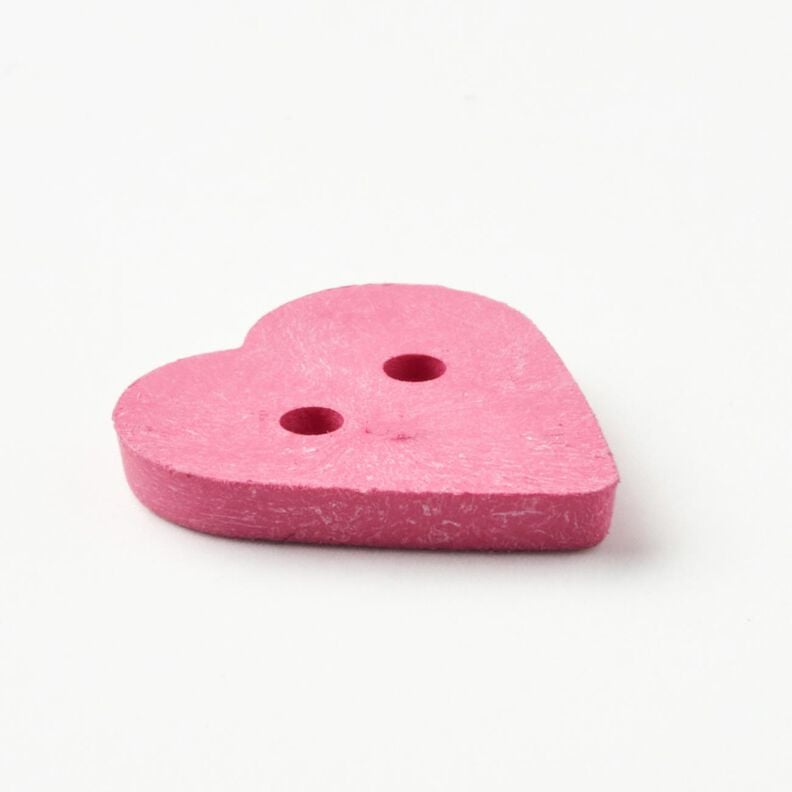 Hjärtknapp [Ø 15 mm] – pink,  image number 3