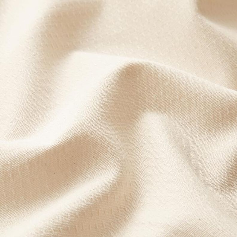 Dekorationstyg jacquard återvunnet – yllevit,  image number 2