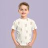 GOTS Bomullsjersey hare med blomma Digitaltryck – elfenbensvit,  thumbnail number 7