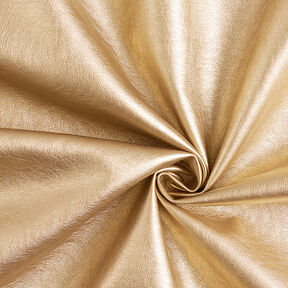 Konstläder Metallic-glans – guld metallisk, 