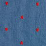 Chambray  – jeansblå/eldröd,  thumbnail number 1