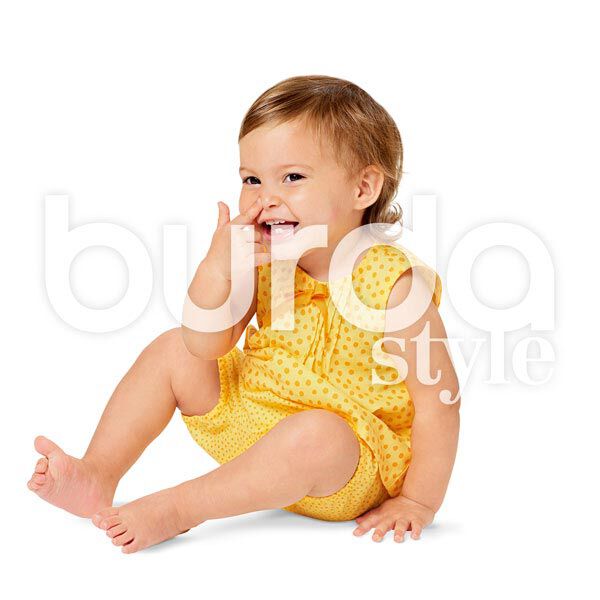 Babyklänning / blus / trosor, Burda 9358,  image number 5