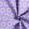 Behandlad bomull Färgglada cirklar – lavender/majgrön,  thumbnail number 3
