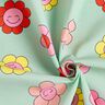 Behandlad bomull Glada blommor | Poppy Fabrics – mint/citrongul,  thumbnail number 4