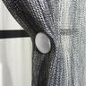 Dekorativ magnet för gardiner [Ø32mm] – silver metallic | Gerster,  thumbnail number 3