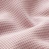 Mini-bomullsvåffeljersey enfärgad – gammalt rosa,  thumbnail number 3