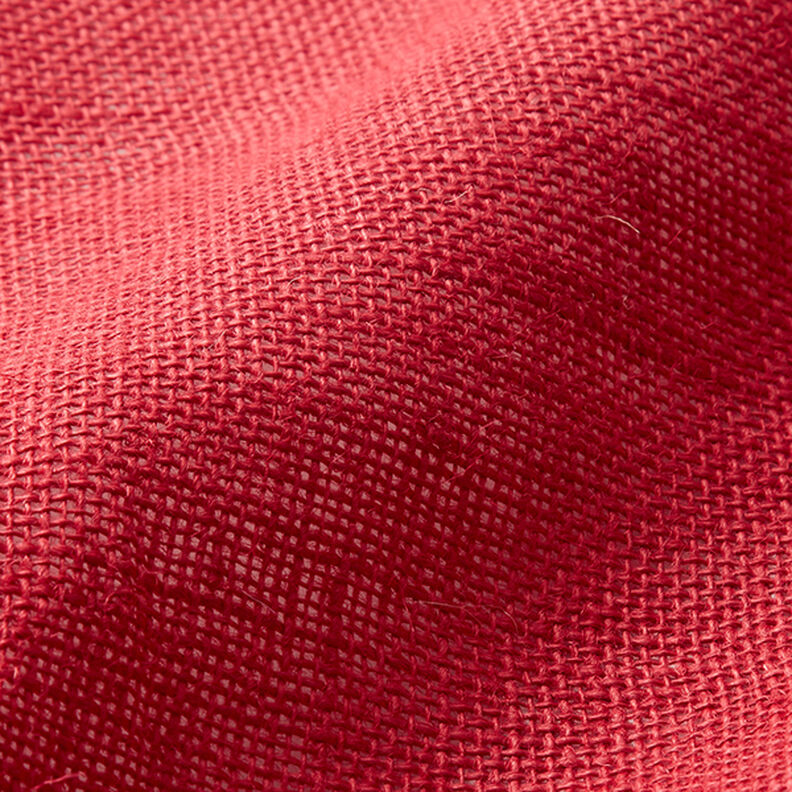 Dekorationstyg Jute Enfärgat 150 cm – rött,  image number 3