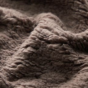 Gosig teddyplysch – mörk gråbrun, 