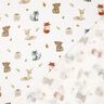 Muslin/Dubbel-krinkelväv skogsdjur Digitaltryck | Poppy Fabrics – vit/terracotta,  thumbnail number 4