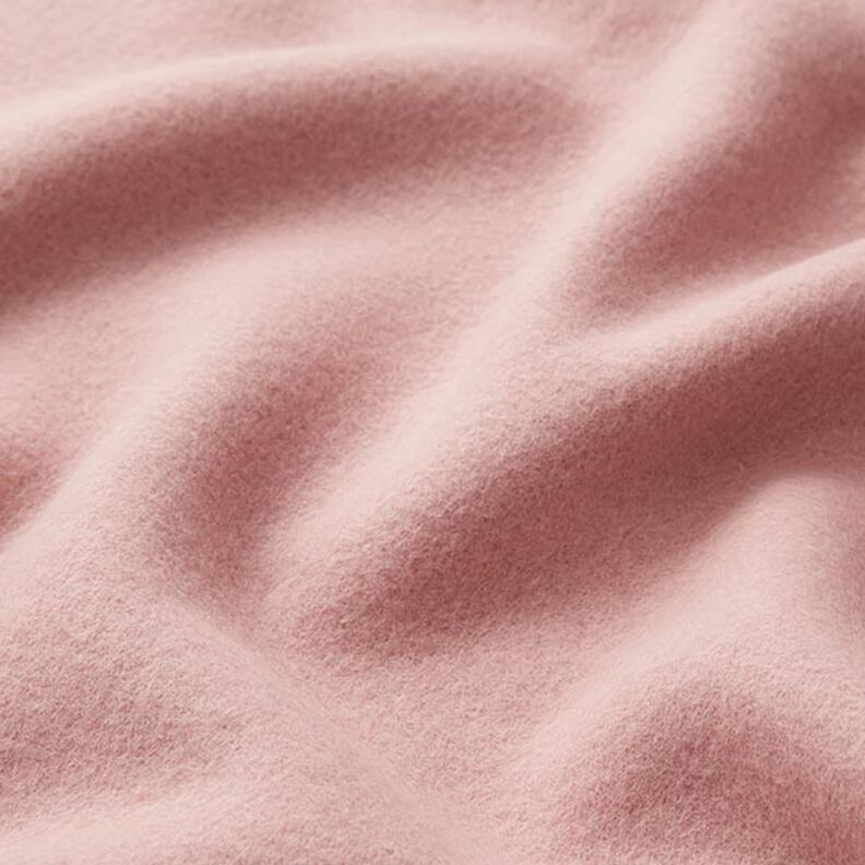 Bomullsfleece Enfärgat – gammalt rosa,  image number 3