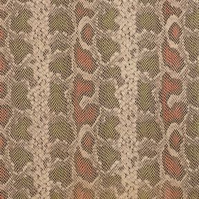 Ormlook i konstläder – beige/mörk-oliv, 