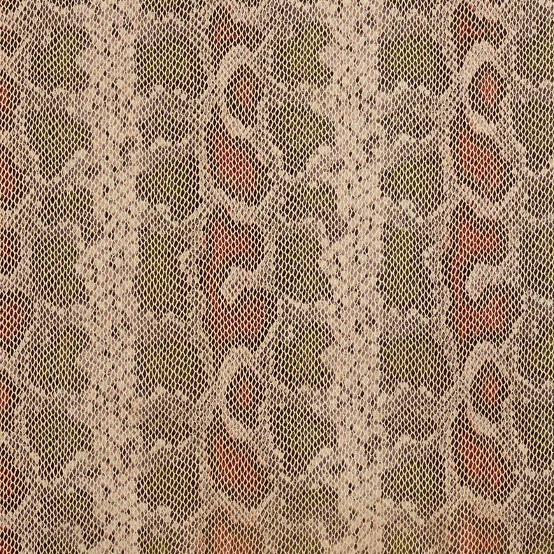 Ormlook i konstläder – beige/mörk-oliv,  image number 1