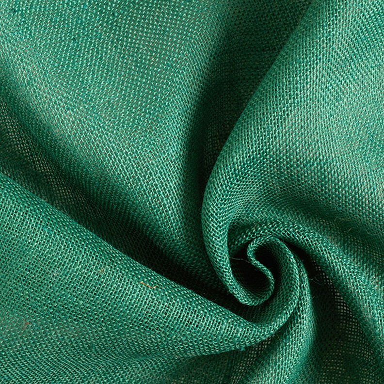 Dekorationstyg Jute Enfärgat 150 cm – grangrön,  image number 1