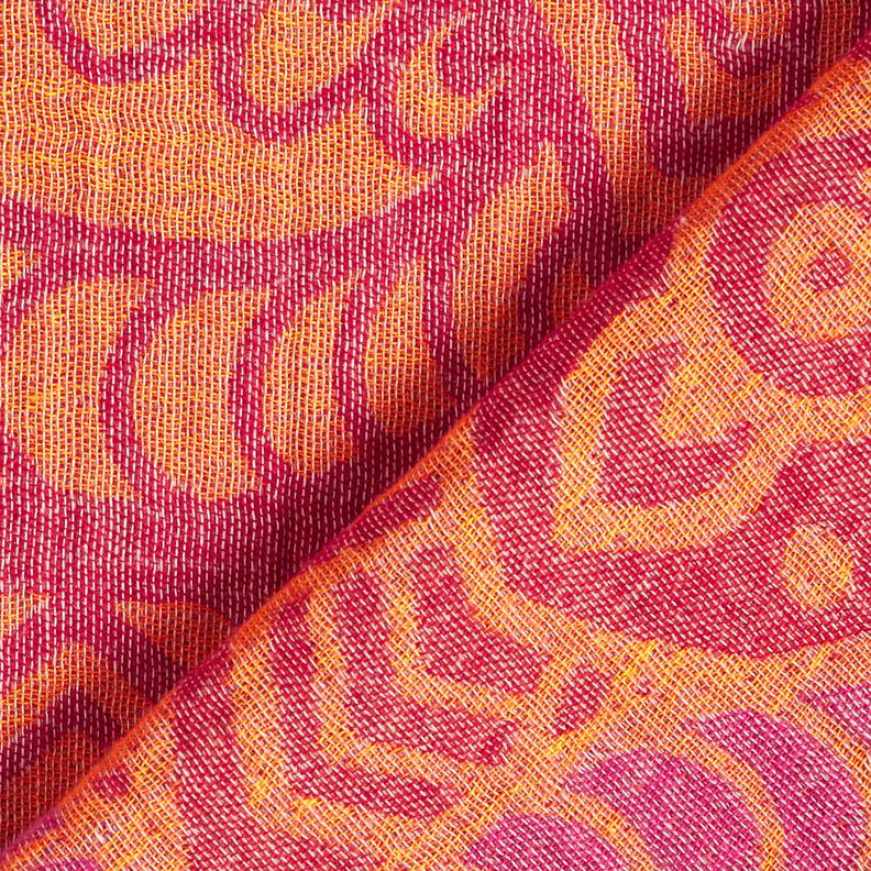 Strandkläder hamam-handduk jacquard-ornament – rött/persikofärgad,  image number 4