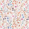 GOTS French Terry Sommarsweat hav av torkade blommor Digitaltryck – elfenbensvit,  thumbnail number 1