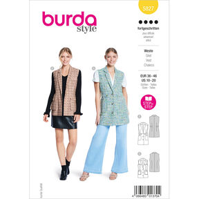 Colete | Burda 5827 | 36-46, 