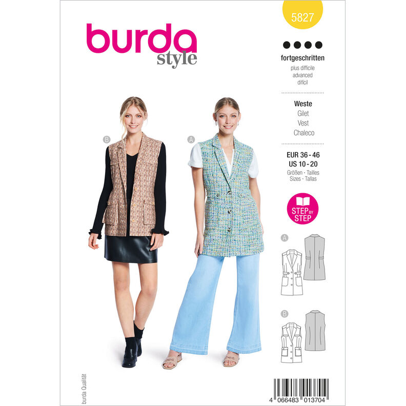 Colete | Burda 5827 | 36-46,  image number 1