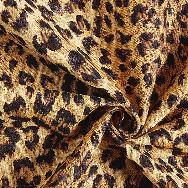 Jacquard Gobeläng  Leopard – beige,  image number 3