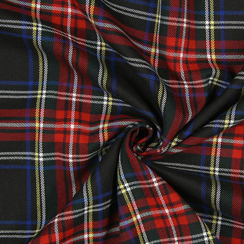 Skotskrutig Tartan Stora rutor – svart,  image number 2