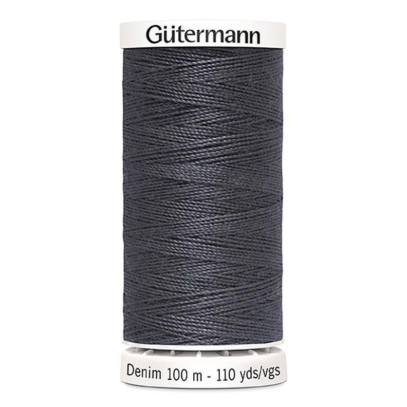 Jeanstråd [9455] | 100 m | Gütermann – grått,  image number 1