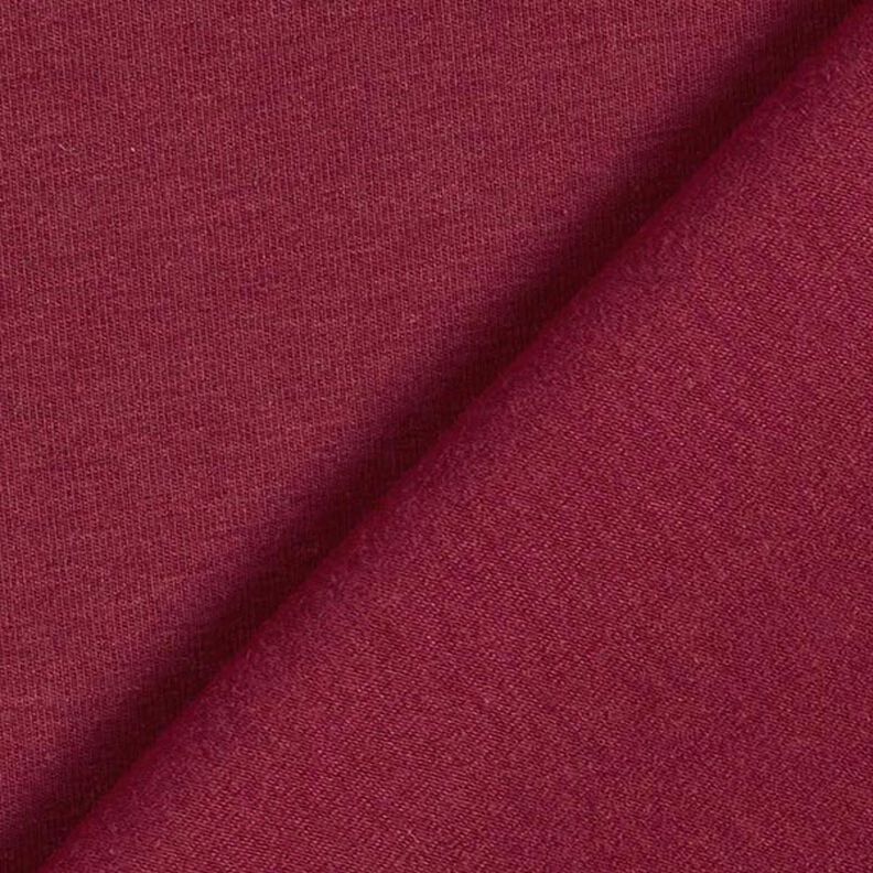 Bambus Viskosjersey Enfärgat – bordeauxrött,  image number 5