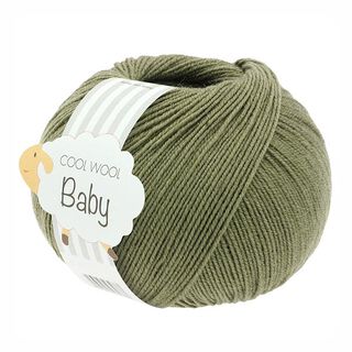 Cool Wool Baby, 50g | Lana Grossa – mörk-oliv, 