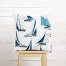 Dekorationstyg Panama segelbåtar – vit/havsblå,  thumbnail number 7