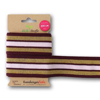 Bio-Jacquardbänder STRIPE ME COLLAGE GOTS [200 CM | 3,5 CM] Hamburger Liebe, 