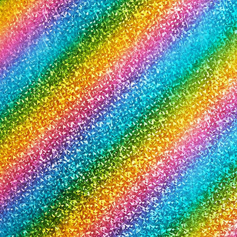 Foliejersey Färgglatt regnbågsskimmer,  image number 1