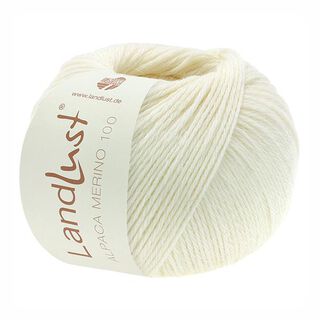 LANDLUST Alpaca Merino 100, 50g | Lana Grossa – vit, 