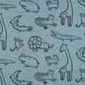 Sweatshirt Safaridjur | by Poppy – duvblå/antracit,  thumbnail number 1