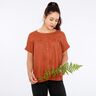 FRAU SUZY - ledig kortärmad blus med veck, Studio Schnittreif | XS - XXL,  thumbnail number 4