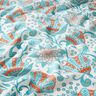 Viskos Voile Ibiza blommor – ljusbeige,  thumbnail number 2