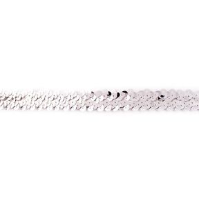Elastisk paljettbård [20 mm] – silvermetallic, 