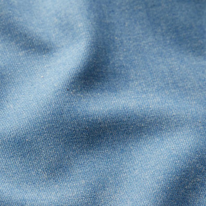 bomullsdenim tunn – ljusblått,  image number 2