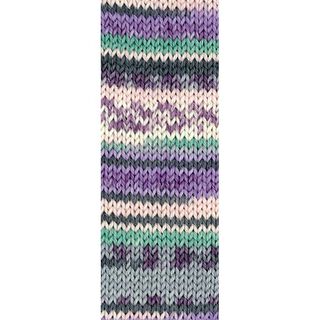 Meilenweit 100 Merino extrafine Rosanna, 100g | Lana Grossa – aubergine/mörkgrön, 