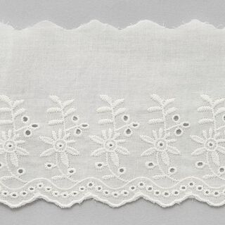 Festong Spetsband Blommor [ 9 cm ] – yllevit, 