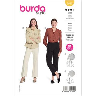 Blus  | Burda 5939 | 34-44, 
