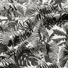 Dekorationstyg Halvpanama Djungel – natur/svart,  thumbnail number 2