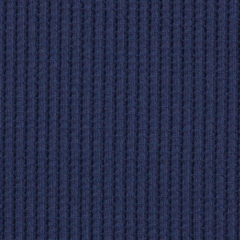bomullsvåffeljersey enfärgad – marinblått,  image number 4
