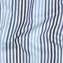 Denim Bomullsblandning ränder | Poppy Fabrics – jeansblå/yllevit, 