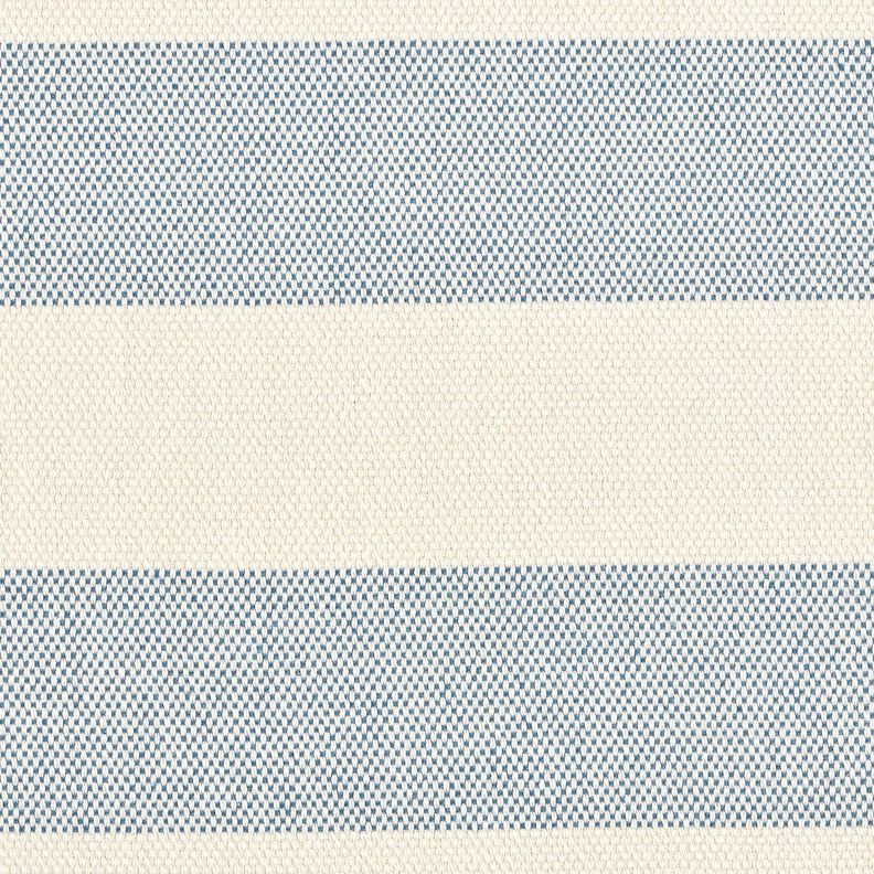 Dekorationstyg Panama breda r&auml;nder &ndash; bl&aring;gr&aring;/ljusbeige,  image number 1