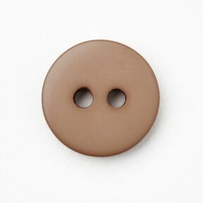 Rund knapp med 2 hål [Ø 11 mm] – cashew, 