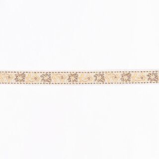 Jacquardbård Folklore [10 mm] - beige, 